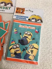 Despicable Me 2 Birthday Lot Minions Invitations Banner Napkins Party Supplies