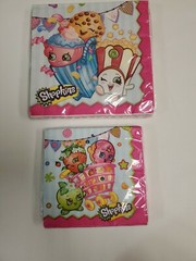 Shopkins Party Supplies Bundle, Photo Props, Banner, Loot Bags & Napkins BNWT!