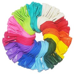 400 Pack Rainbow Balloons 12 Inch Assorted Colors Latex Multicolor Balloon 12…