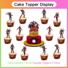 Iron Man Party Supplies Birthday Decoration Set Plates Balloons Banner