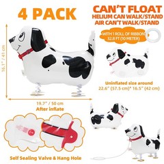 Cartoon Walk Spotted Dog Balloon Birthday Spoted Puppy Doggy Party Decoration…