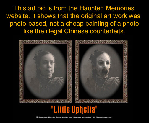Horror Pictures LO Halloween Changing Face Ghost Photo ~ Beware of frame FAKES!