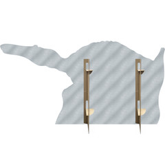 SP13667 Long Snout Swamp Spinosaurus Dinosaur Cardboard Cutout Standee Standup