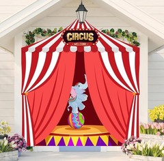 4 Pcs Circus Decorations Carnival Theme Party Door Decor