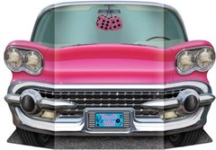 Pink Convertible Photo Prop Party Accessory (1 count) (1/Pkg) Multi Color