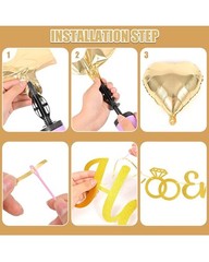 Engagement Party Decorations – Gold Engagement Congratulations Decor