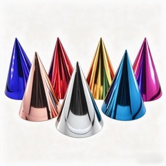 Pre-Assembled Pastel Party Hats Kids Birthday Party Hats Adults