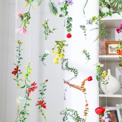 6 Pcs 35.4 ft Flower Garlands Artificial Wildflower Vines Floral Hanging