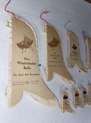 9 LOT Vintage Westminster Bells White Tissue Honeycomb Decor Ernst Various Sizes