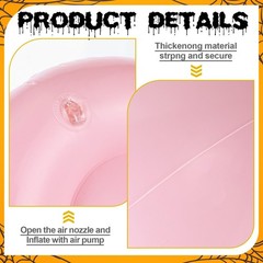 3 Pcs Halloween Mustache Eyebrows Inflatable Belly Filler Cosplay Props