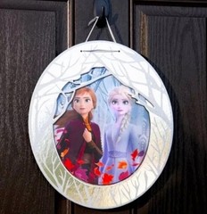 Frozen Birthday Party Decoration Frame and Cutout Photo Decorating Kit