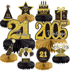 10PCS 90Th Birthday Decorations Centerpieces for Table Decorations, 2026 Vintage