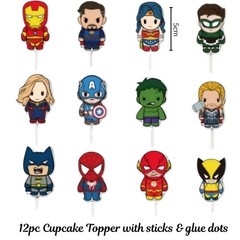 Avenger Banner Balloon Tablecloth Plate Marvel Superhero Birthday Party Supplies