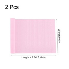 Crepe Paper Roll 5 ft Long 20 Inch Wide for Wedding Ceremony Various Large Fe…