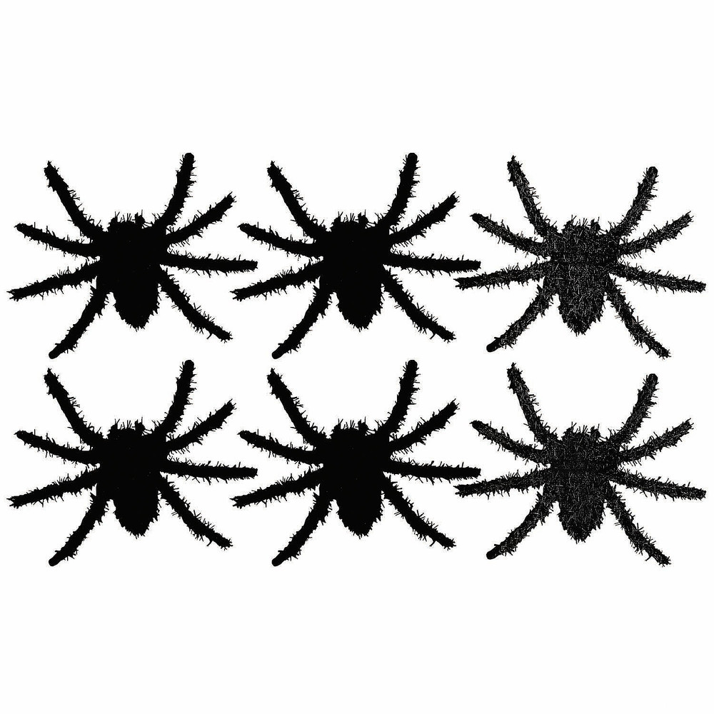 Black Hairy Spiders Halloween Decoration – Morris Costumes