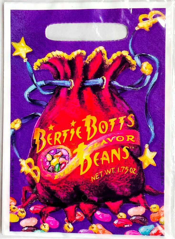 Harry Potter BERTIE BOTTS BEANS Party Treat Sack Favor Bags Set of 8 * VINTAGE