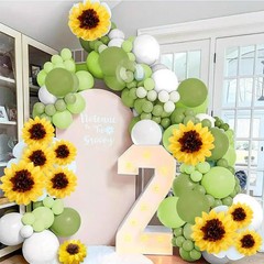 Daisy Tissue Paper Pom Poms, 15 Pack Yellow Flowers Wall Hanging Paper Flower…