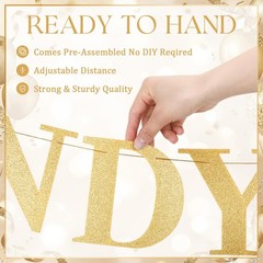 Pre Strung Candy Bar Glitter Banner Candy Bar Sign for Birthday Party, Baby S…