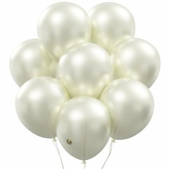 AFTERLOON® Biodegradable Balloons 100 pcs Pearlized White 12 Inch Pearl Color…