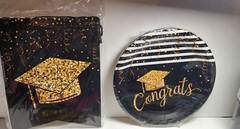 2024 Graduation Party Supplies Tableware Plates Cups Party Decorations Balloons