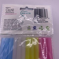 Cool Change Color Changing Straws 12 Count Reusable