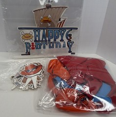 One Piece Theme Birthday Party Supplies Balloons, Banner, Backdrop, Cake Toppers