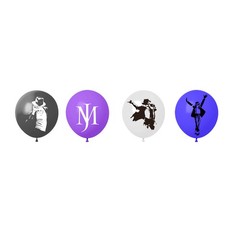 Michael Jackson Birthday Party Decoration Banner Balloon Cupcake Topper Supplies