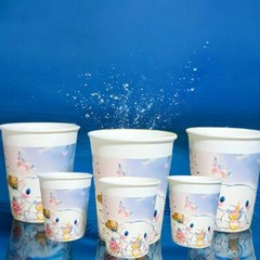 250ml Sanrio Hello Kitty 50 Pc Thick Disposable Paper Cups All Occasion Birthday