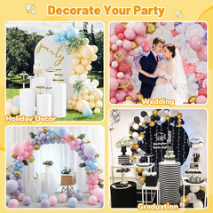 26Pcs Balloon Arch Garland Tool Kit, 2 Pack Garland Strips& 2 Pack Balloon Glue