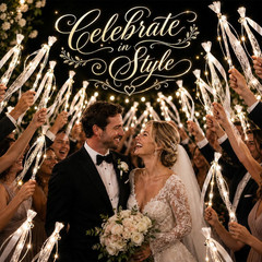 100 PCS Light Up Wedding Wands with Lace & Satin, LED Fairy Ribbon Streamers for