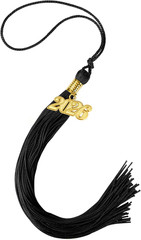 2026 Graduation Cap Tassel – Black Graduation Accessory for Ceremonies