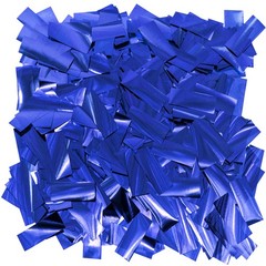 Blue Foil Metallic Strips Table Confetti Mylar Scatter Sprinkles Sequins 60g