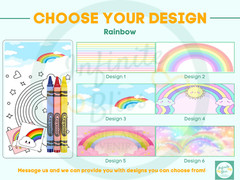 Rainbow Coloring Packs | Party Coloring Pages | Party Favor | Birthday Party