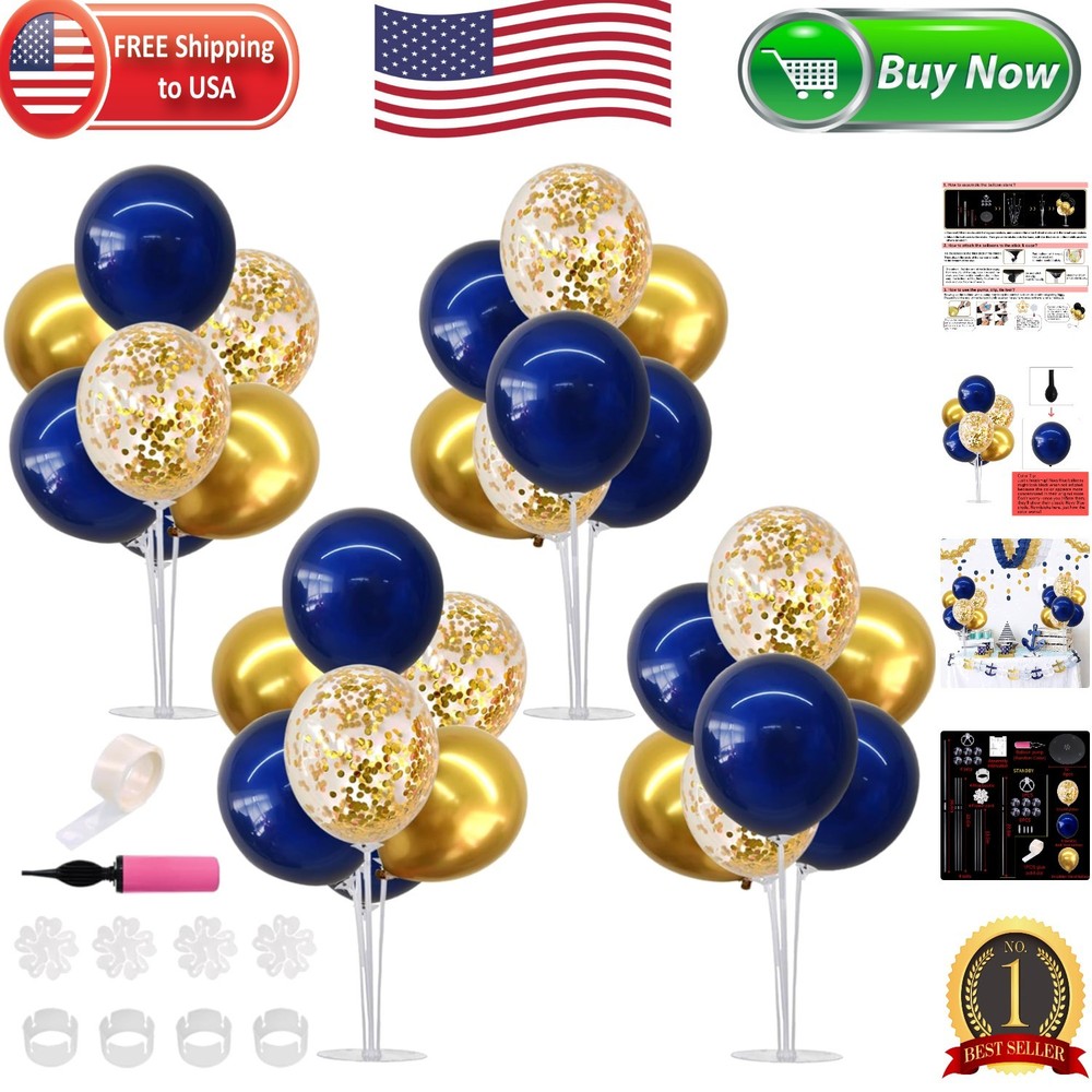 Vibrant Balloon Centerpieces for Birthday, Graduation & New Celebrations