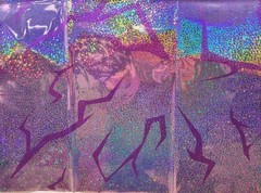 Vibrant Holographic Demon Energy Tablecovers – 3 Pack for Kids’ Celebrations