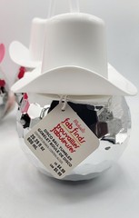 4× Disco Ball Cowgirl Hat Tumbler 20 Oz 2 Hot Pink, 2 White Bachelorette Party