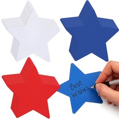 45 Pcs Mini Patriotic Star Cutouts 3 Inches 4th of July Red White Blue Memorial