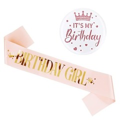 Birthday Decorations Set – Perfect for Girl’s Birthdays