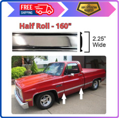 160″ Chrome Side Body Trim Molding for 1973-1987 Chevy GMC C K V Pickup Trucks