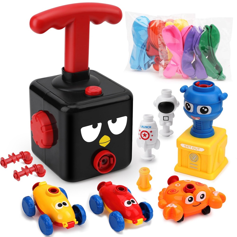 Balloon Launcher Car Toy Set,Balloon Powered Car for Kids Boys Girls 3+ and Clas