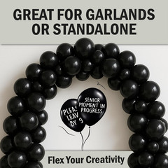 Funny Abusive Balloons | Fun Decoration for Adult Birthday Party | 8 Pack with D