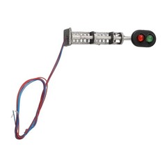 3pcs Model Railroad N Scale 1:87 Track Signals 2-LEDs Green Red Block Lights New