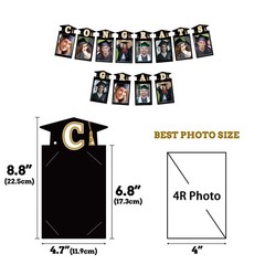 125 PCS Black & Gold Graduation Party Decorations 2026 – Banners, Balloons, Tabl
