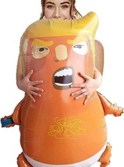 HUGE Trump Baby Blimp Balloon Balloons 47.2 inches AM I A Baby Al Film Donald Tr