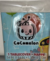 Cocomelon Birthday Party Supplies 1 Table Cover & 16 Plates+ 32 Luncheon Napkins