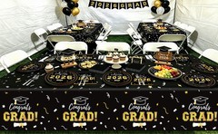 Graduation Decorations 2026 Graduation Tablecloths Congrats Grad Table Cover