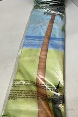Tropical Palm Trees Scene Setter Luau Beach Party Summer Decor 50x4ft Lot Of 2
