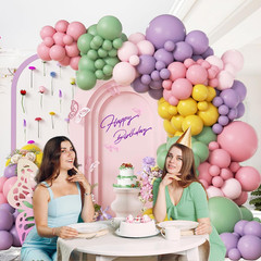 131-Piece Wildflower Balloon Arch Kit for Baby Shower Party Decorations