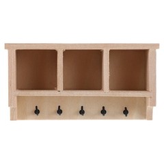 Mini Tiny Shelf Dollhouse Furniture Storage Cabinet Shelving Unit