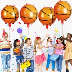 12 Pcs Basketball Balloons,18 Inch Basketball Party Foil Balloons,Sports Myla…